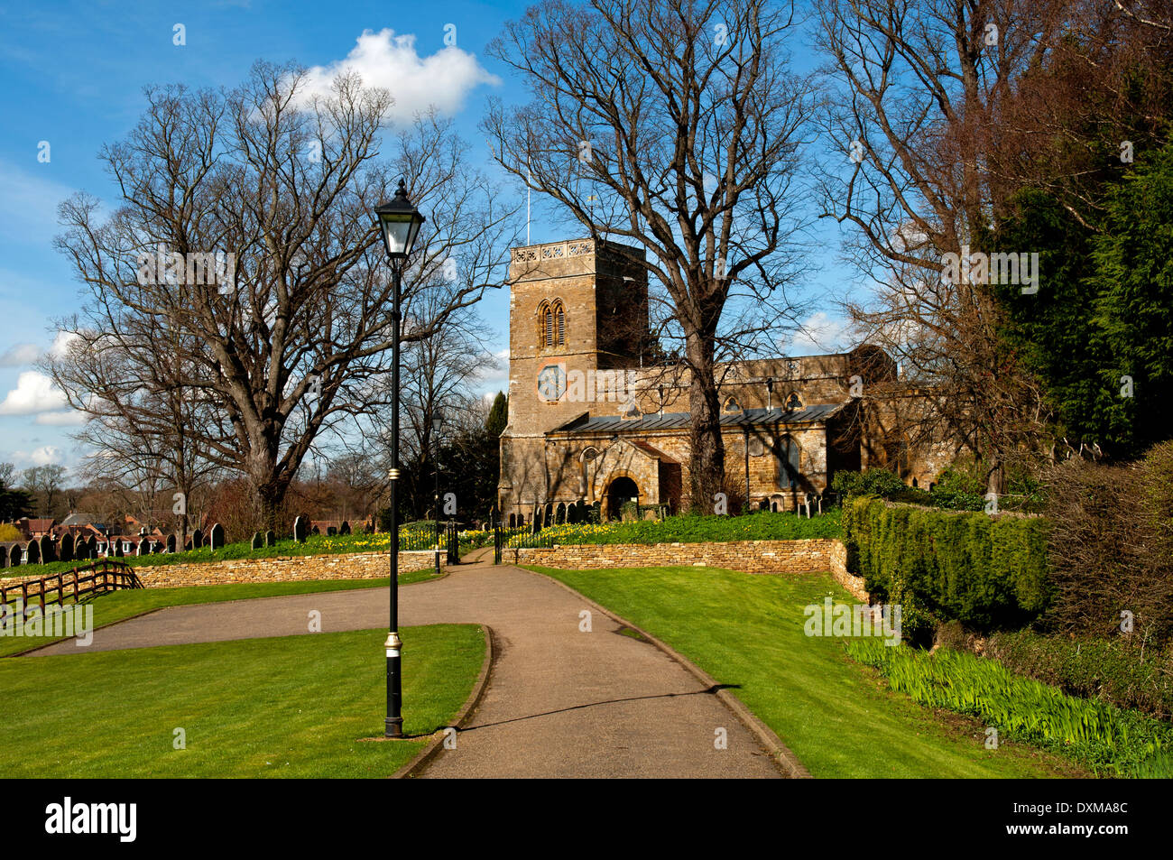 St. Andrew`s Church, Great Billing, Northamptonshire, England, UK Stock